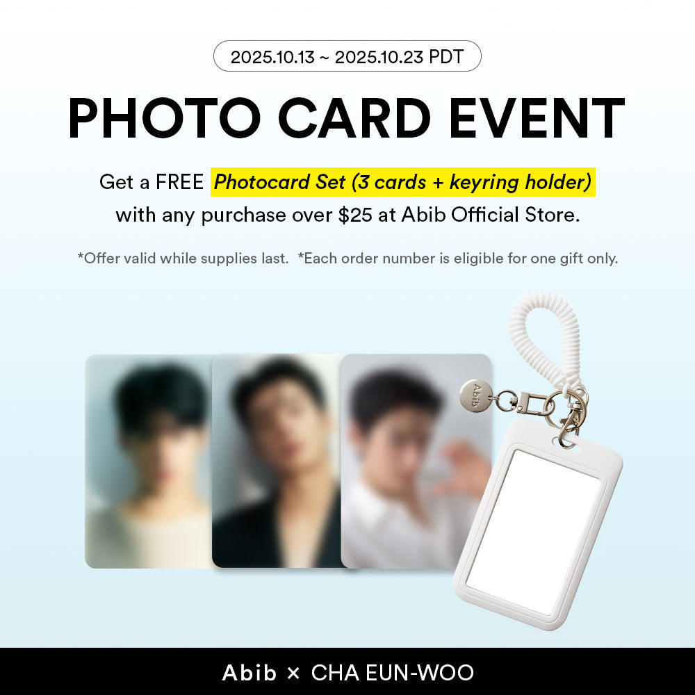 Eunwoo x Abib Photocard Event