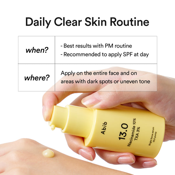 [New] Bright force serum 13.0 pump