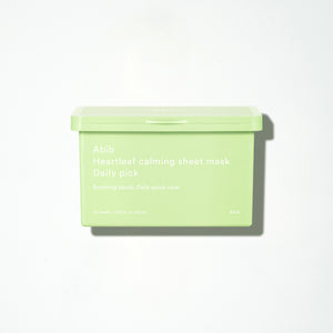 Heartleaf calming sheet mask Daily pick