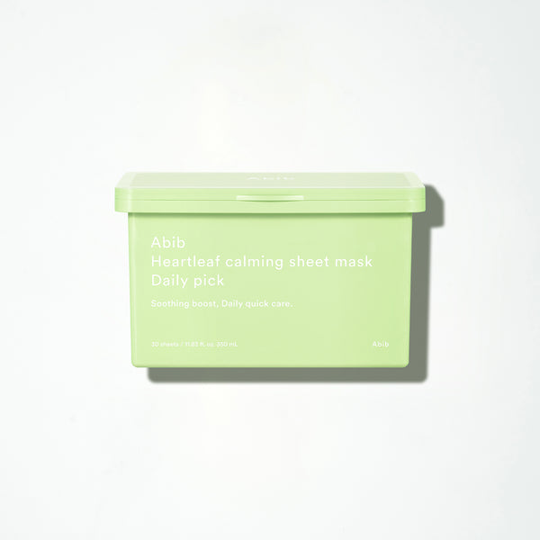 Heartleaf calming sheet mask Daily pick