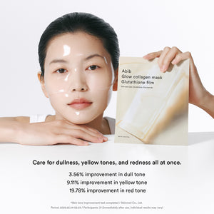 Glow collagen mask Glutathiosome film(4 Sheets)