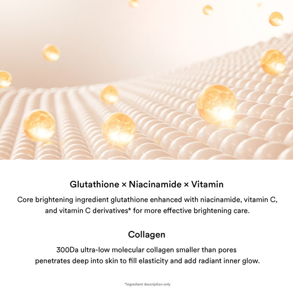 Glow collagen mask Glutathiosome film(4 Sheets)