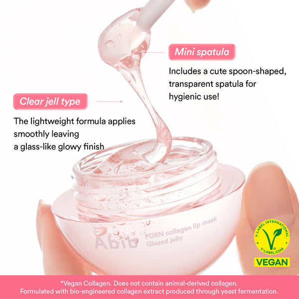 PDRN Vegan Collagen lip mask Glazed jelly