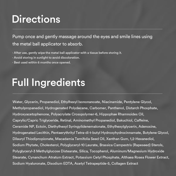 Retinal Eye Serum Lifting Roller