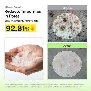 Pore clay pack cleanser Heartleaf charcoal foam